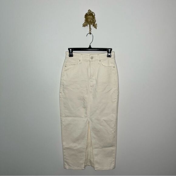 Good American Slit Front Midi 0/25 - Picture 1 of 9